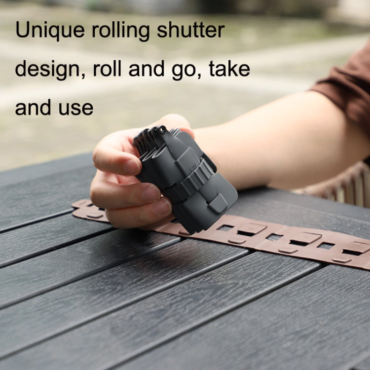 Sunnylife MM3-SN443 For Mini 3 Pro Propeller Blades Silicone Folding Storage Bag, Gray Bag, Brown Bag Sunnylife MM3-SN443 For Mini 3 Pro Propeller Blades Silicone Folding Storage Bag, Gray Bag, Brown Bag